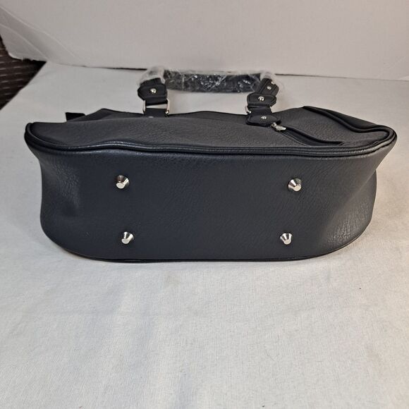 Unbranded Concealed Carry Hobo Bag Skull with Flames Western Goth Studded - Picture 8 of 13